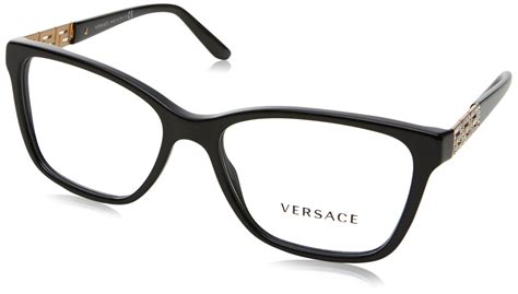 Versace Woman Sunglasses Black Frame, Demo Lens Lenses, 